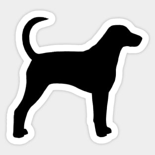 American Foxhound Silhouette Sticker